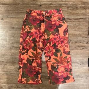 Womens floral pants